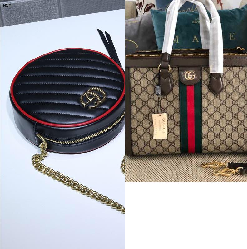 bauletto gucci nero pelle guccissima