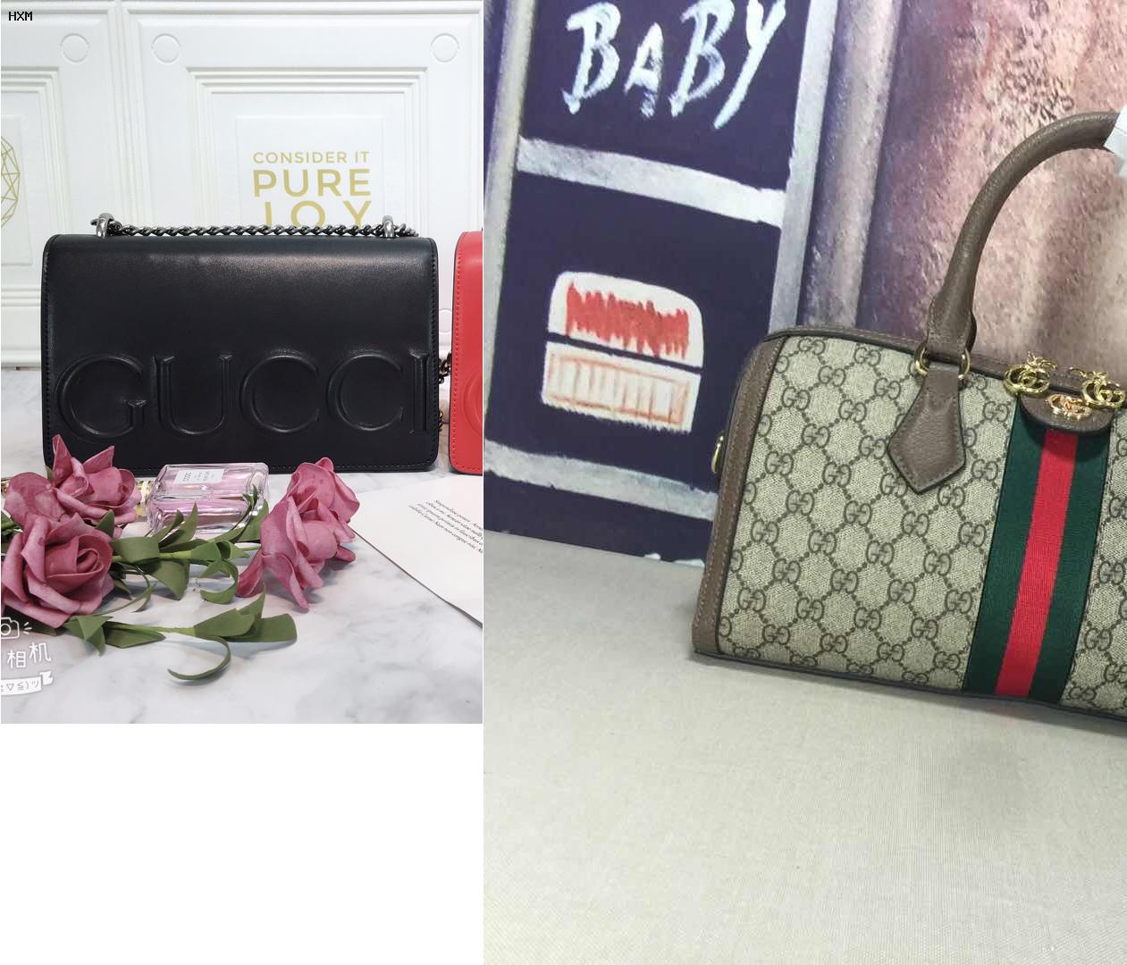 borsa shopping gucci tessuto